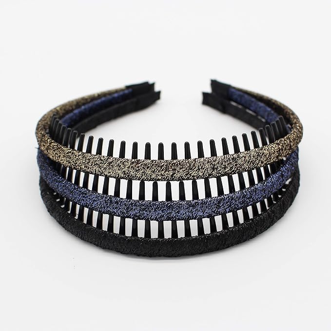 JOBAND Multicolor Stylish Teeth Comb Hair Hoop Hairband Headband Soft Comfy - Image 2