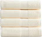 Springtree Home 100% Cotton Bath Towel Set of 4 | Super Soft & Absorbent by SpringtreeHome