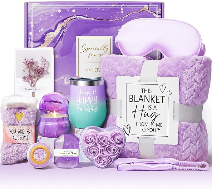 Mothers Day Birthday Gifts for Women Self Care Get Well Soon Gifts, Lavender by MAYICIVO