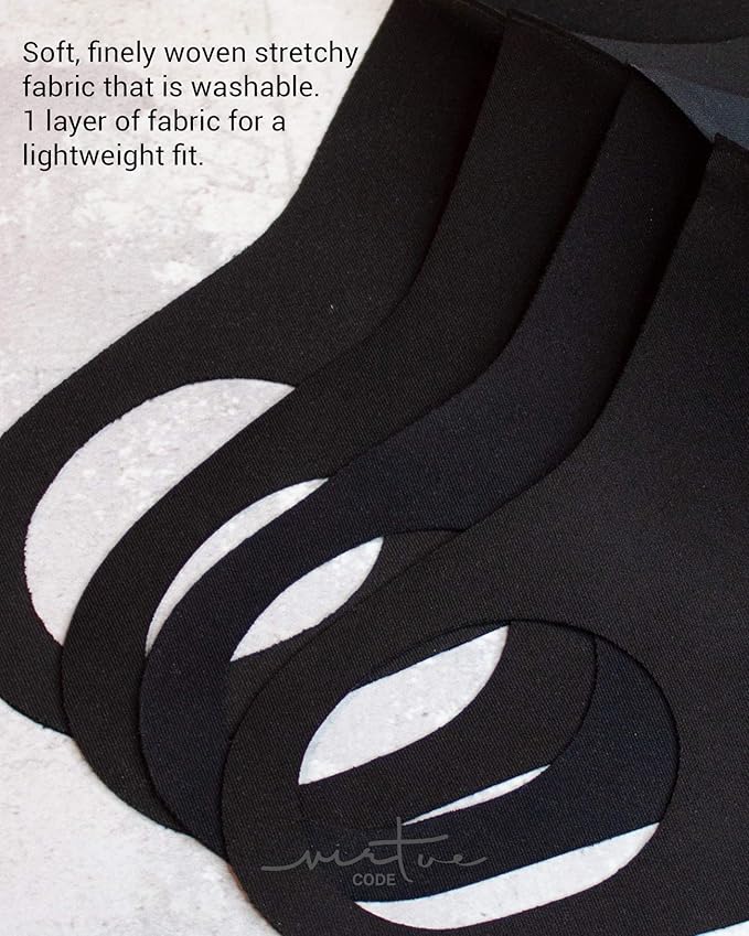 Virtue Code Second Skin Cloth Face Mask Pack. 4 Buttery Soft Masks Washable - Image 5