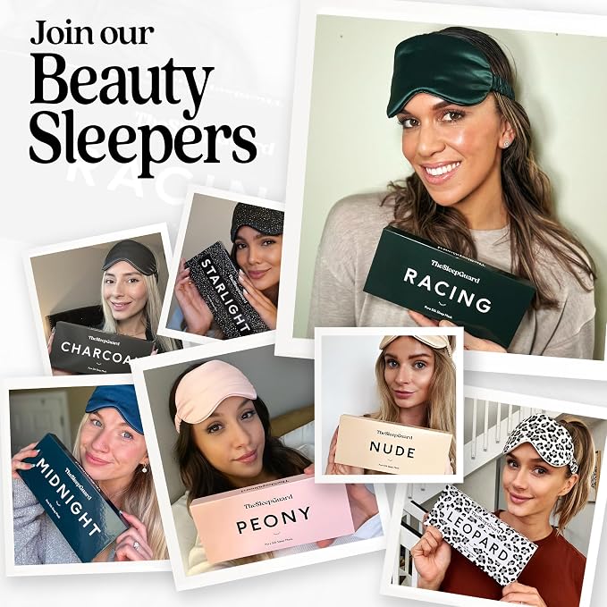 TheSleepGuard Pure Silk Sleep Mask Light Blocking Travel Essentials. Eye Masks - Image 7