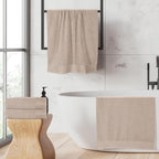 GLAMBURG Ultra Soft 4 Pack Oversized Bath Towel Set 27x54 inches, 100% Cotton - Image 5