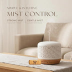 Earnest Living Essential Oil Diffuser White Ceramic Diffuser 500 ml Timers - Image 4