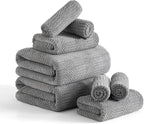 8 Piece Bath Towel Set-2 Oversized Bath Sheets, 2 Hand Towels, 4 by Ycosy