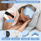 Kids Sleep Mask, 100% Real Mulberry Silk Eye Mask, Sleeping Mask - Image 3