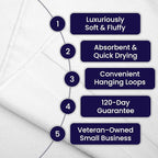 Alusa Home Ultra Soft & Plush Viscose from Bamboo Bath Sheets - Image 6