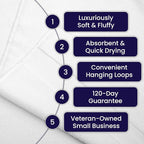 Alusa Home Ultra Soft & Plush Viscose from Bamboo Bath Towels - Image 6