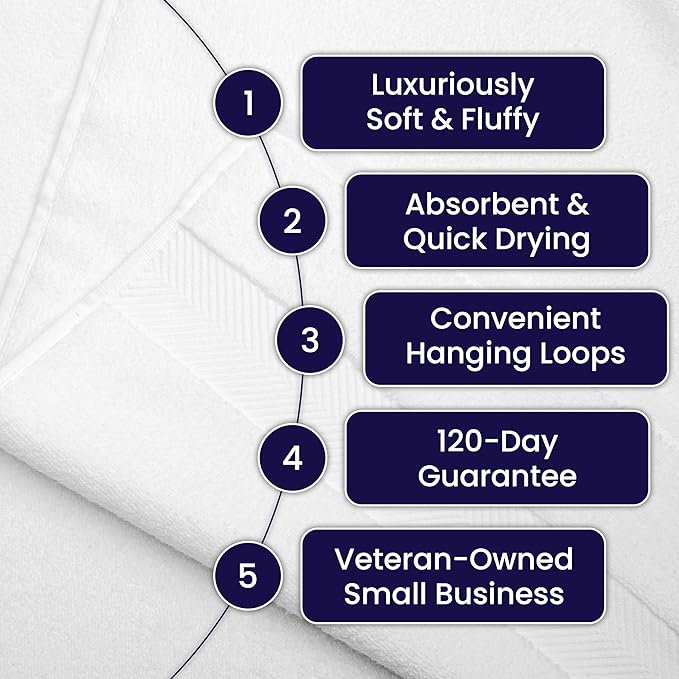 Alusa Home Ultra Soft & Plush Viscose from Bamboo Bath Towels - Image 6
