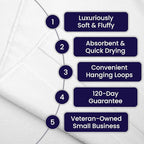 Alusa Home Ultra Soft & Plush Viscose from Bamboo Bath Towels - Image 6