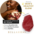 Bellanomi African Exfoliating Net Sponge, Ethically sourced from Nigeria - Image 5
