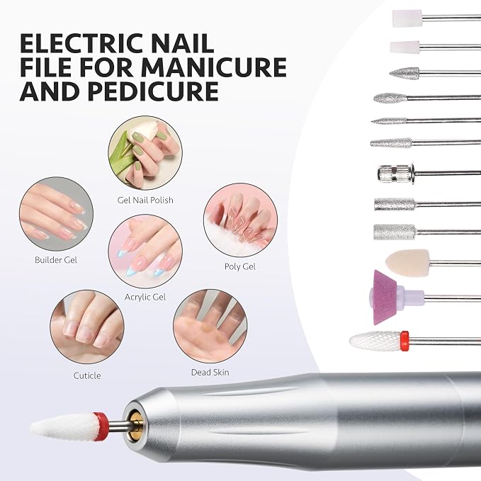 GAOY Electric Nail Drill, USB Electric Nail File - Image 5