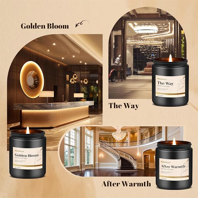 Hotel Scented Candles Set, 6 Pack Candles - Image 3