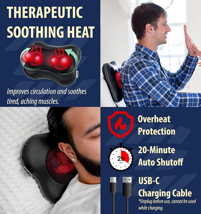 Zyllion Shiatsu Back and Neck Massager - Image 6