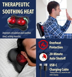 Zyllion Shiatsu Back and Neck Massager - Image 6