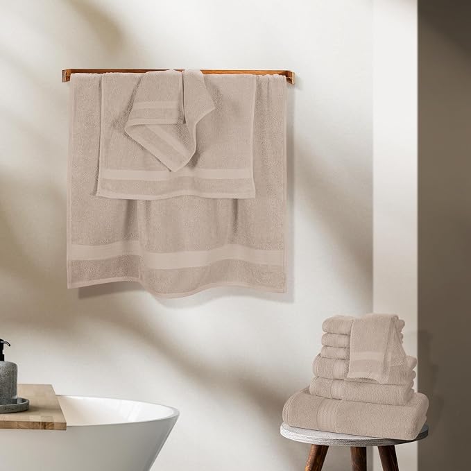 GLAMBURG Ultra Soft 24-Piece Towel Set - Image 4