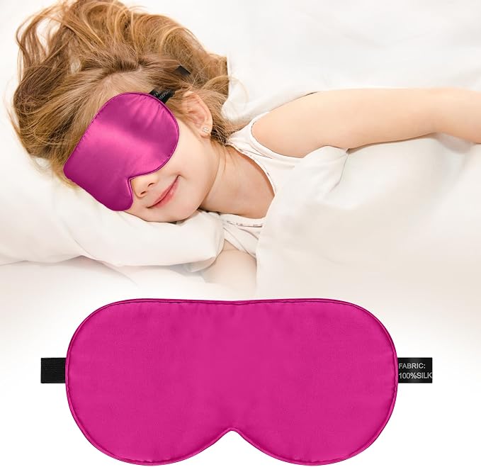 Kids Sleep Mask Eye Cover, 100% Real Natural Pure Silk Eye Mask by Unknown