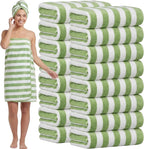 SmoothNovelty 16 Pack Microfiber Bath Towels Bulk 27'' x 60'' Oversized Size by SmoothNovelty