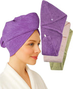 Textila 100% Cotton Hair Wrap Towels by Textila+Stores