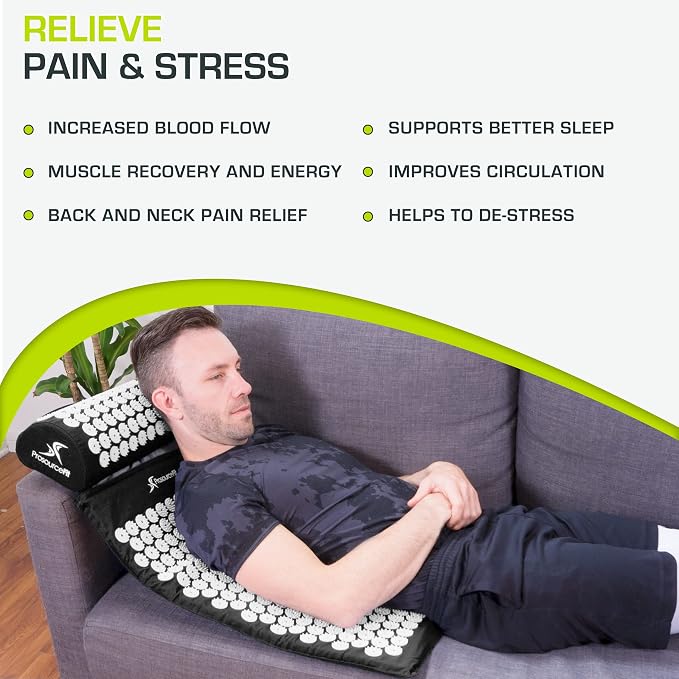 ProsourceFit Acupressure Mat and Pillow Set - Image 4