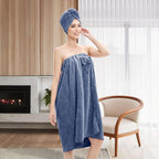 Bath Wrap Towels for Women – Adjustable Spa Shower Wrap - Image 6