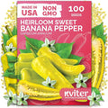 KVITER 100 Sweet Banana Pepper Seeds by KVITER