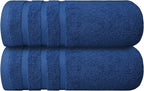Infinitee Xclusives 100% Cotton Luxury Bath Towels Set of 2 - Image 8