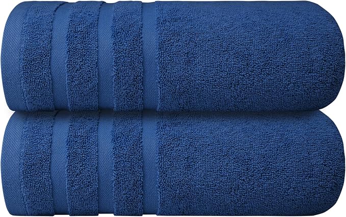 Infinitee Xclusives 100% Cotton Luxury Bath Towels Set of 2 - Image 8