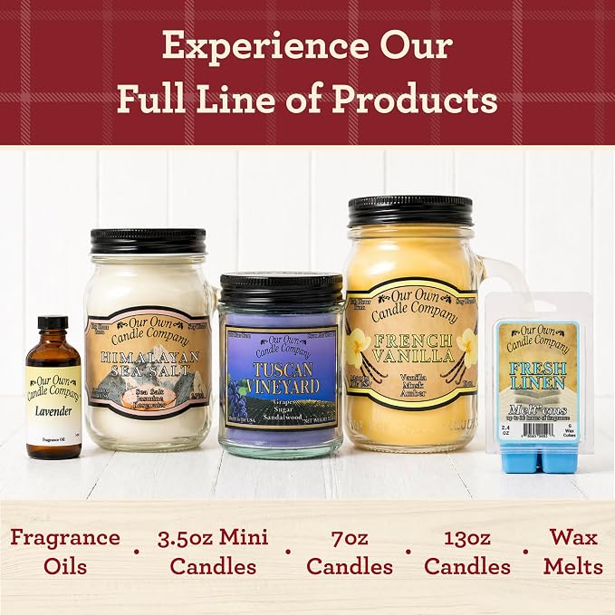Our Own Candle Company, Smoke Eliminator Scented Mason Jar Candle, 100 Hour - Image 7