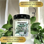Pure Sage Bath Salts – Dead Sea Salt Bath Soak - Image 2