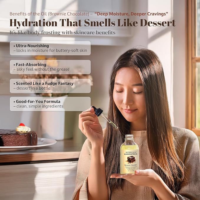 Brownie Chocolate Body Oil - Image 9