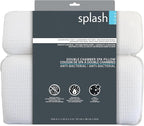 Splash Home Sooth Double Chamber Vinyl Spa Pillow, Machine Washable, 14.6" x - Image 3