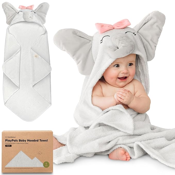KeaBabies Organic Baby Towel by KeaBabies