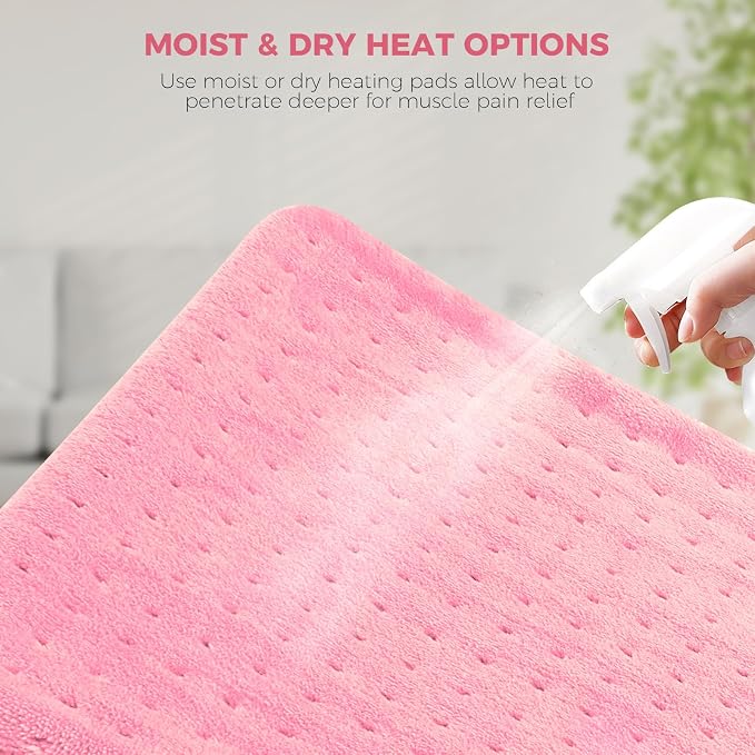NOWWISH Heating Pad for Back Pain Relief & Period Cramps, 12x24 Inches Electric - Image 8