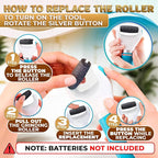 Electric Foot Callus Remover Tool | Batteries Not Included – High-Speed Foot - Image 7