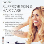PURA D'OR 4 Oz Organic Castor Oil – Pure Cold-Pressed, Hexane-Free, USDA - Image 2