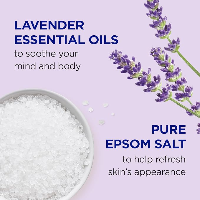 Dr Teal's Foaming Bath with Pure Epsom Salt, Soothe & Sleep with Lavender - Image 2