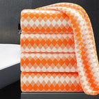 4 Piece Extra Large Bath Towel Set Oversized Bath Sheet 35"x70" Bathroom Towel by MAGGEA