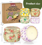 WarmEmbrace Scented Candles for Women, 4 Pack Soy Candle Set, 4.4OZ Candles for - Image 2