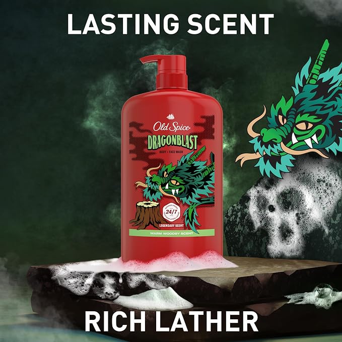 Old Spice Cleansing Body Wash for Men, 3X Defense, 24/7 Shower Fresh - Image 7