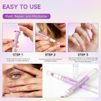 2 Pcs 2-in-1 Cuticle Oil Pusher Pen - Image 4