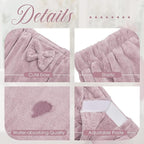 Xtinmee 2 Sets Plus Size Womens Wrap Towel - Image 3