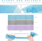 UJFQBH 3 Pieces African exfoliating net African Net Long Net Bath Sponge - Image 3