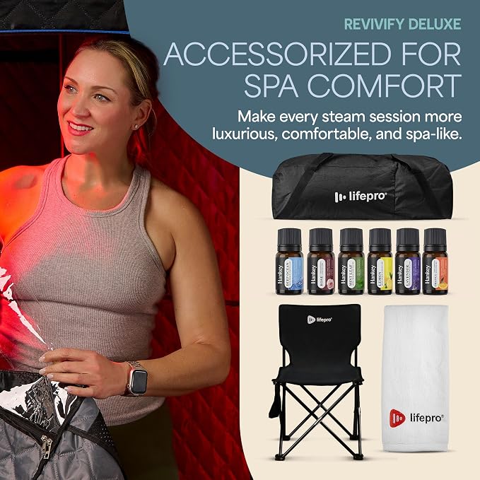 LifePro Revivify Deluxe Sauna - Image 8