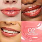 SKINTIFIC Peptide Brightening Lip Serum, Hydrating & Plumping Tinted Lip Gloss - Image 2