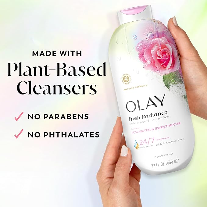 Olay Body Wash for Women, Fresh Radiance, 24/7 Skin-Loving Freshness, Visibly - Image 5