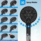 Hibbent 12'' All Metal CUPC Certified Shower Head, High Pressure Rainfall - Image 5