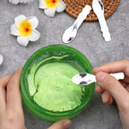 Pndeyo 3pcs Mini Stainless Steel Makeup Spatula, Reusable Cosmetic Cream - Image 7