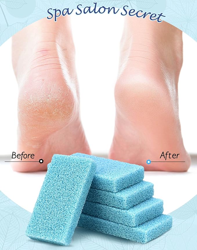 Maryton Disposable Foot Scrubber Pumice Pads, Pedicure Pumice Stone Dead Skin - Image 4