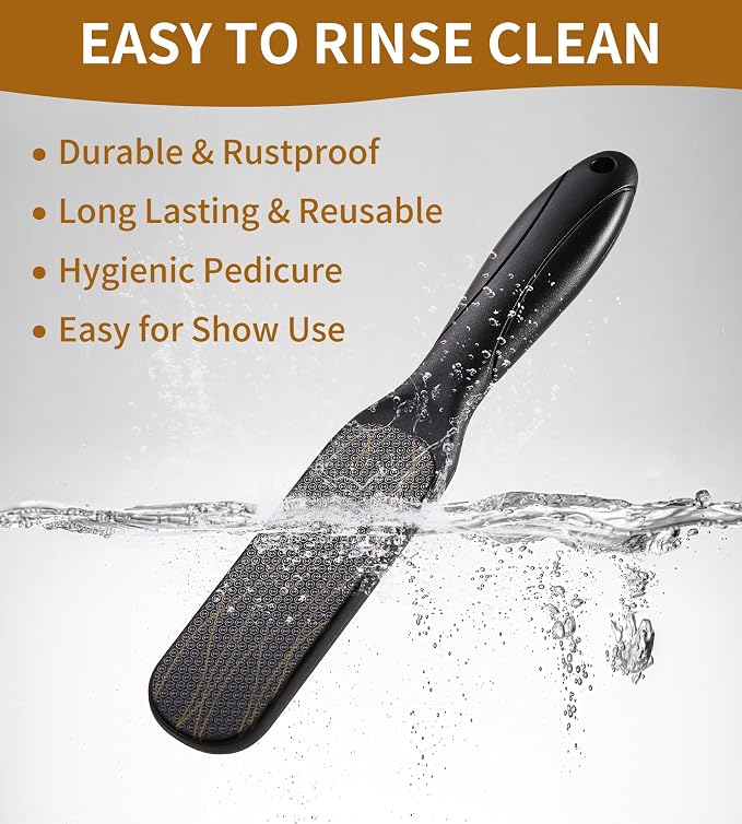 Nano Glass Foot File, Double-Sided Foot Callus Remover Feet Scrubber Hard & - Image 4