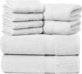 Ariv Towels Pack of 8, Premium Cotton Towel Set, Super Soft, Quick Dry by Ariv